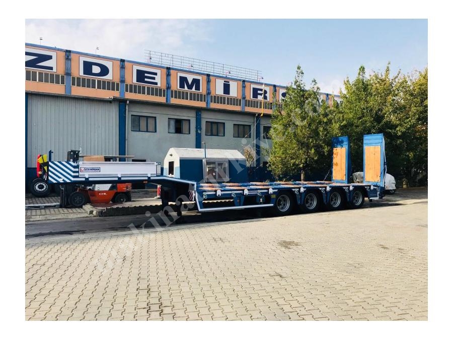 4 Dingilli  Lowbet Dorse 50 Ton/ 4 Axles Lowbed Semi-Trailer