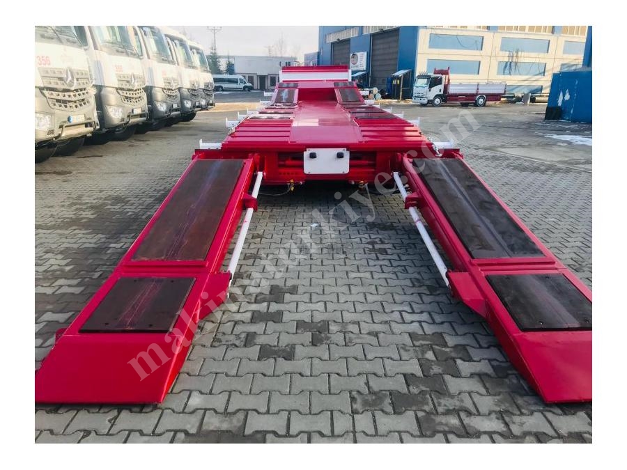 4 Dingilli  Lowbet Dorse 50 Ton/ 4 Axles Lowbed Semi-Trailer