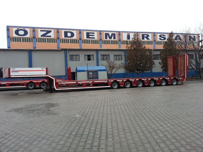 6 Dingilli Lowbet Dorse /6 Axles Lowbed Semi Trailer - 0