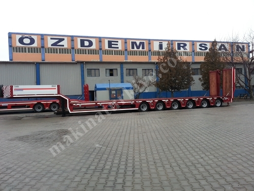 6 Dingilli Lowbet Dorse /6 Axles Lowbed Semi Trailer