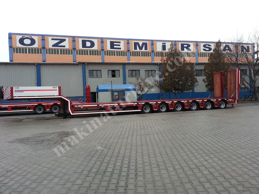 6 Dingilli Lowbet Dorse /6 Axles Lowbed Semi Trailer
