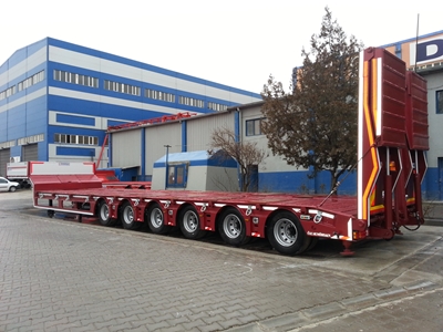 6 Dingilli Lowbet Dorse /6 Axles Lowbed Semi Trailer - 1