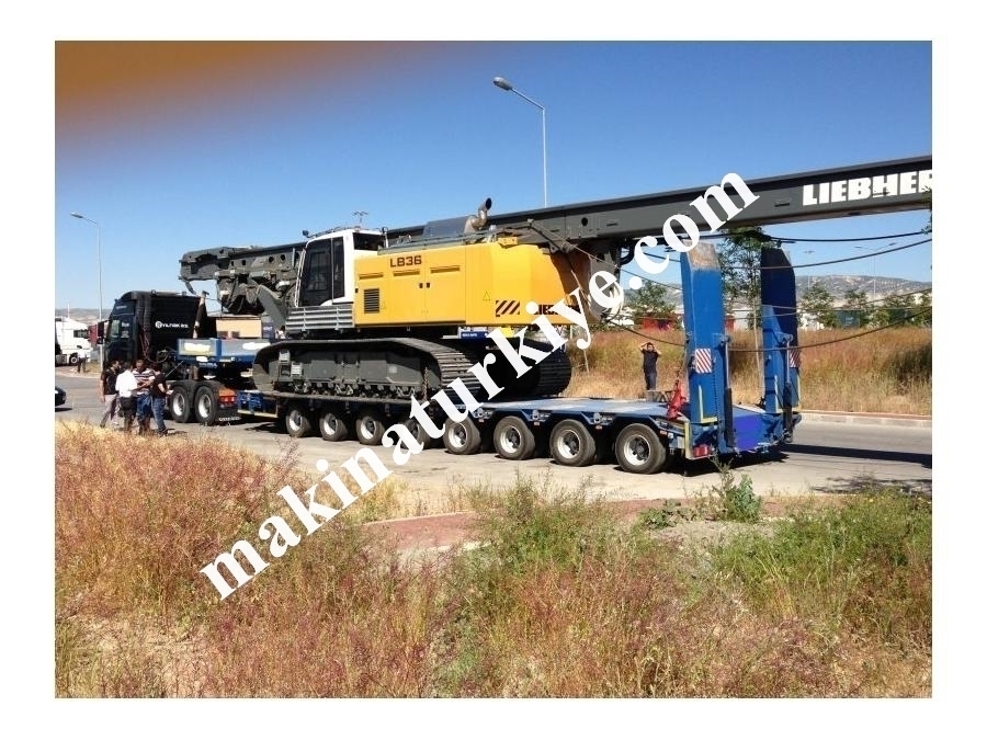 8 Dingilli Lowbet Dorse / 8 Axles Lowbed Semi-Trailer