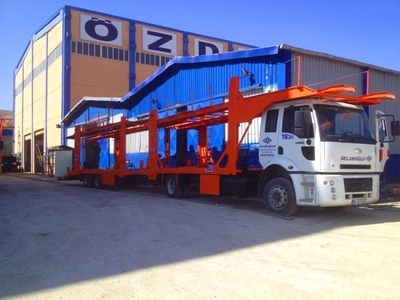 Römork Tip Çift Katlı Oto Taşıyıcı 5+4 Araç Kapasiteli / Car Transport Trailer  - 1