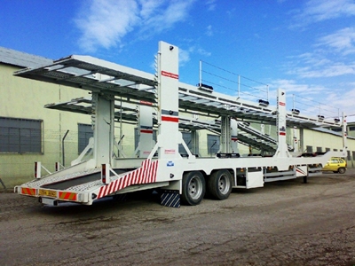 Yekpare Çift Katlı Oto Taşıyıcı/ Monolithic Car Transport Trailer - 0