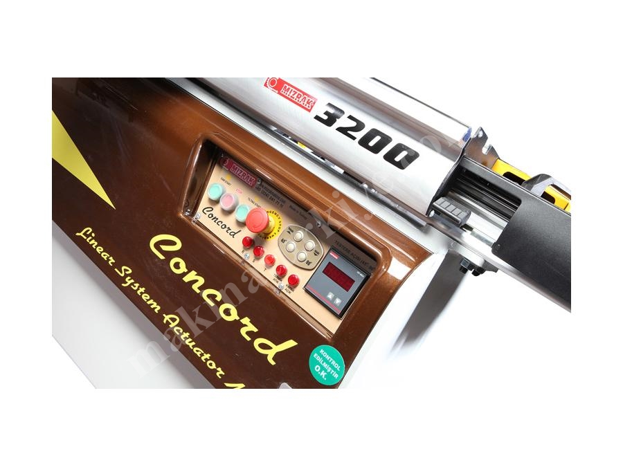 3200 mm (65 mm) Çizicili Yatar Daire Testere Makinası 