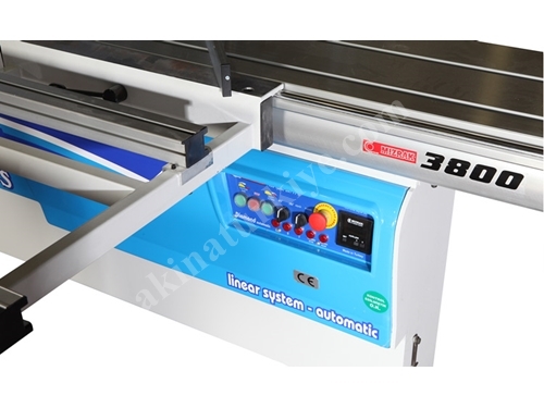 3800 mm Çizicili Yatar Daire Testere Makinası 