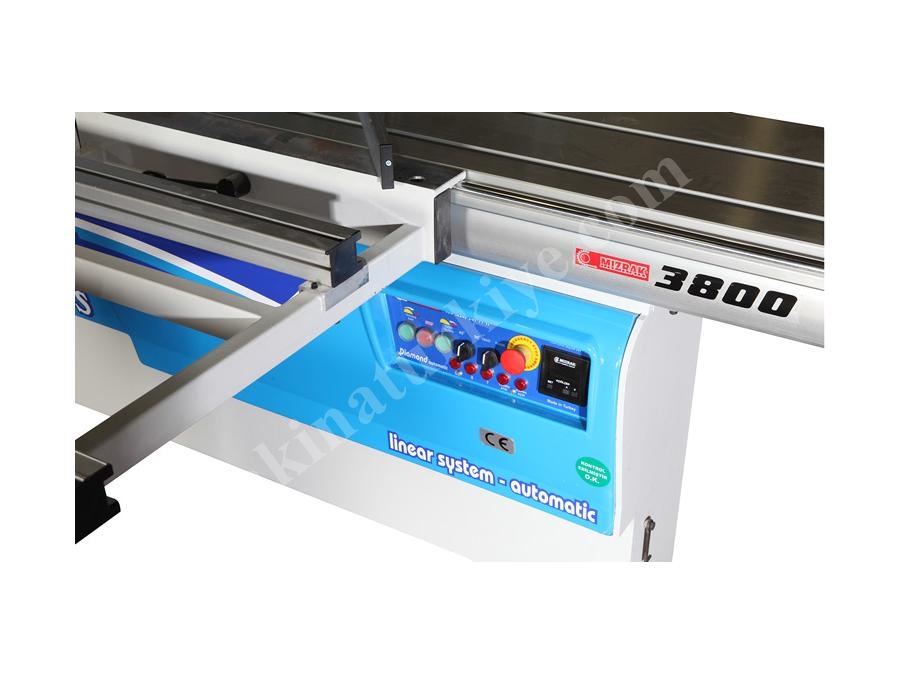 3800 mm Çizicili Yatar Daire Testere Makinası 