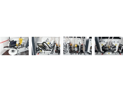 14 Metre/Dakika 6 Üniteli PVC Kenar Bantlama Makinesi  - 1