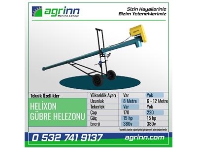 Helıxon Helezon Büyükbaş Gübre Tahliye Helezonu - 1