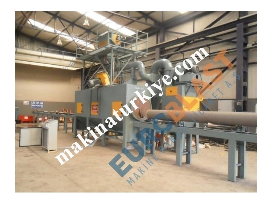48-1000 mm Boru Kumlama Makinesi