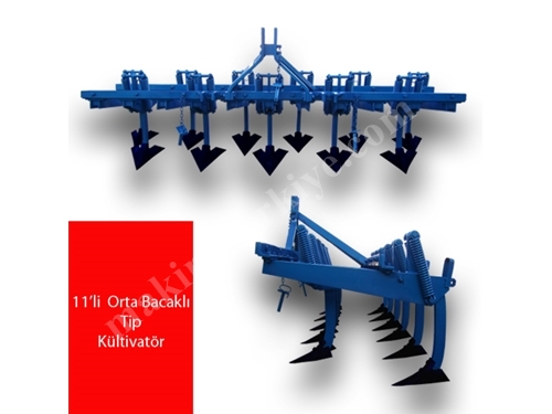 KMC K006 11 Ayaklı Orta Tip Kültivator 