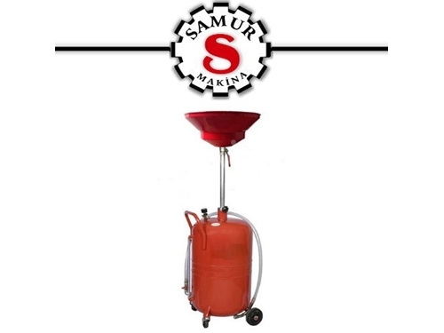Havalı Yağ Boşaltma Kovası 80 Litre