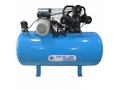 300 Litre 2 Pistonlu Hava Kompresörü Air 55-300-2 - 0