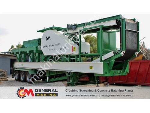 200-350 Ton / Saat Mobil Primer Çeneli Kırıcı 