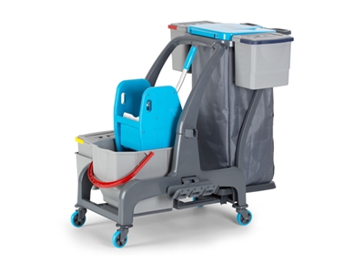 1 X 25 Litre Jet Temizlik Seti Presli, Çöp Toplama Üniteli, Aksesuar Kovalı - 0