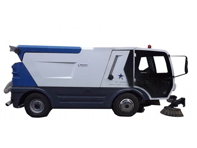 4000 Litre Elektrikli Sokak ve Yol Süpürme Aracı - 0