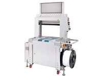 120x10 mm Pneumatic Fully Automatic Strapping Machine - 0