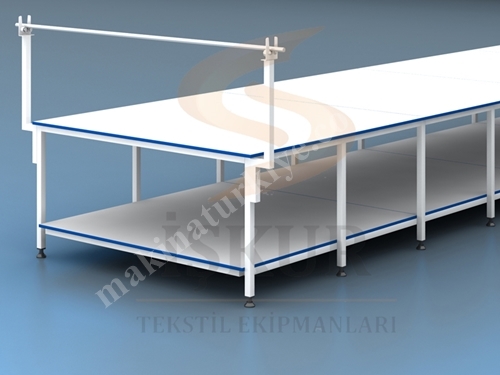 IK2 (180cm x 100cm) Ready-made Textile Cutting Table with Upper and Lower Sundial