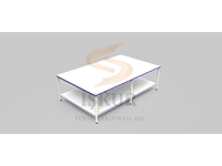 IK8 (180cmx300cm) Upper Fabric Opening Table with Sundries - 0