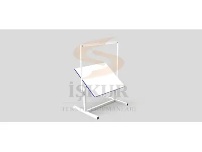 IK14 (90cm x 120cm) Textile Ironing Package Top-lighted Inclined Quality Control Table