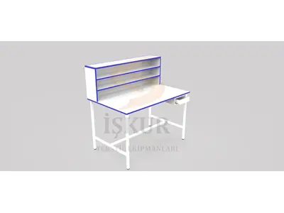 IK21 (90cm x 120cm) Textile Ironing Table with Shelf Quality Control