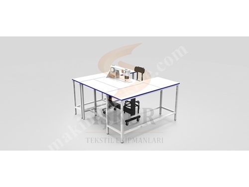 IK34 (180cm x 180cm) Textile Atelier Sewing Machine Table