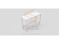 IK35 (39cmx102cm) Apparel Sewing Workshop Machine Side Straight Table - 0