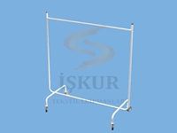 IK75 (65cmX145cm) Textile Sewing Room Wheeled Shelf Middle Section with Mesh Divider - 0