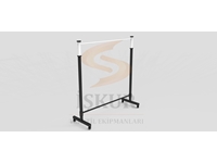 İK76 (65CMx145cm) Textile Sewing Workshop Front Open Goods Carrying Trolley - 0