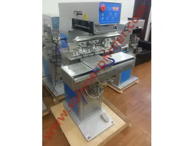 10*15 Cm 4 Color Open Well Pad Printing Machine