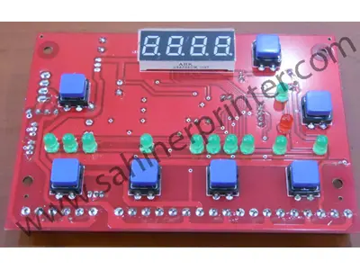 Carte de circuit imprimé pour panneau de contrôle électronique pour impression par tampon