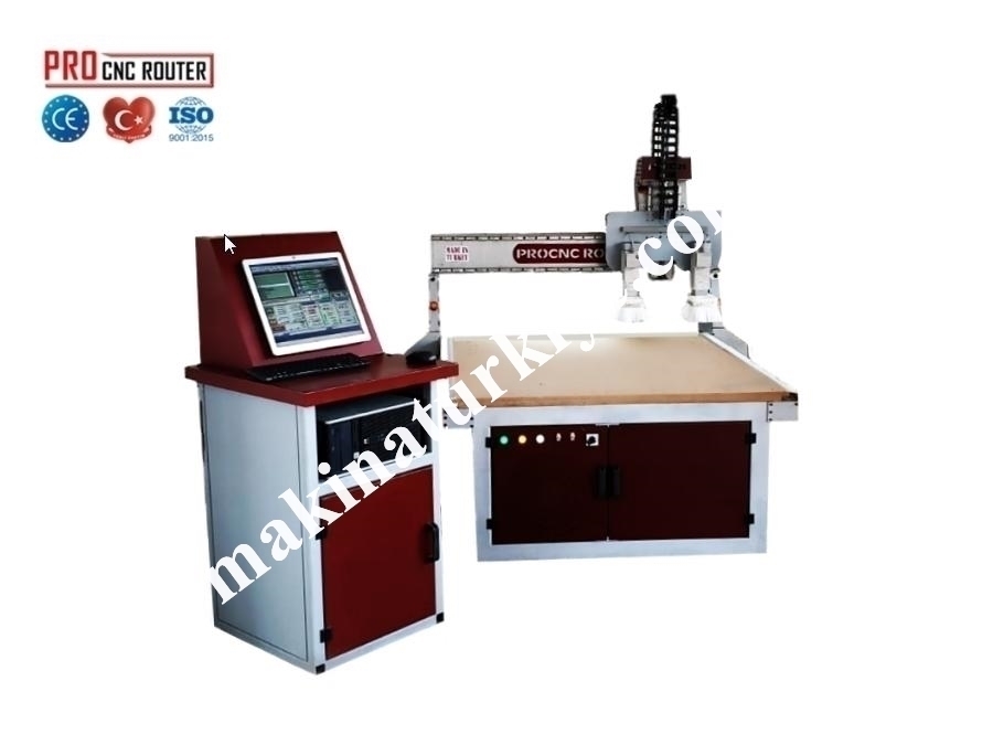 Çift Kafa Cnc Router 120*150 Mm
