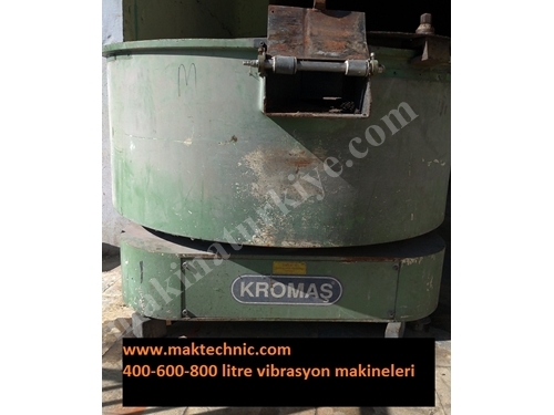 Vibrasyon Çapak Alma Parlatma Makinesi 800 Lt