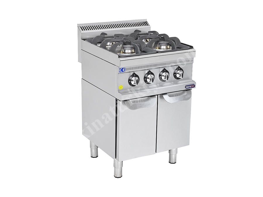 M-DOG 660 4 Lü Gazlı Dolaplı Ocak 