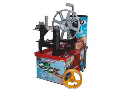 10"-26" Hydraulic Spinning Motorcycle Wheel Straightening Machine