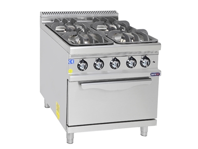 M-FKG 890 4-Brenner Gasherd mit Backofen - 0