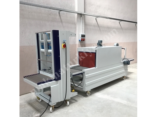 60x45 cm Tünelli Polietilen Long Shrink Ambalaj Makinesi
