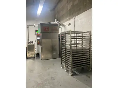 2 Car Meat Smoking Oven with 2 Car Sausage Oven