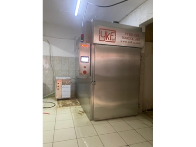 Tek Arabalı 200 Kg / Saat Sucuk Fırını Et Tütsüleme Makinası - 3