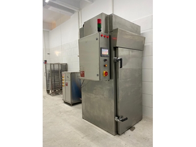 Tek Arabalı 200 Kg / Saat Sucuk Fırını Et Tütsüleme Makinası - 6