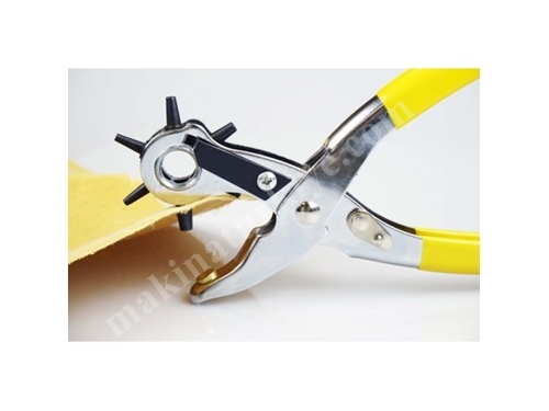 Belt Strap Punch Rivet Eyelet Setting Tool with Wheel Punch Riveting Kit