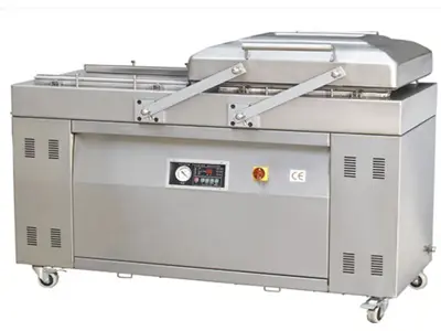 Double-Sided Vacuum Packaging Machine with 2 × 20 M3 Pump Capacity