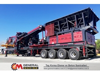 180-250 Tonnen / Stunde Mobile Steinbrech- und Siebanlagen - 0