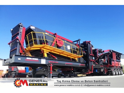 180-250 Ton / Saat Mobil Taş Kırma Eleme Tesisleri - 1