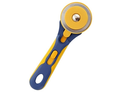 60 Mm 6 Cm Bıçak Boyu Yuvarlak Bıçaklı Kumaş Deri Kesici - 1