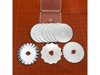 45Mm Round Blade Rotary Cutter Fabric Cardboard Cutter 10 Pieces Spare Blade Complete Cutting Set - 1