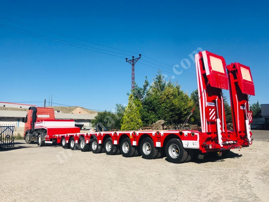 Uzamalı 8 Dingilli Lowbed