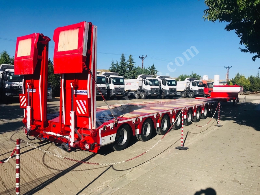 Uzamalı 8 Dingilli Lowbed