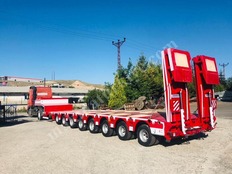 Uzamalı 8 Dingilli Lowbed